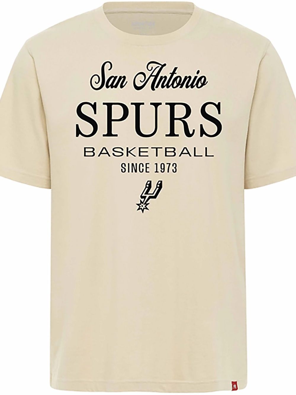 San Antonio Spurs Cream Short-Sleeve Graphic Tee 2XL